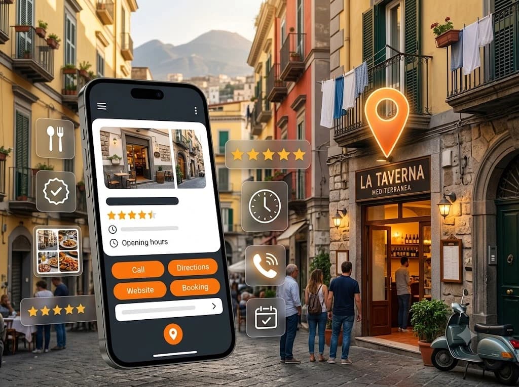 Google Business Profile mapping on Google Maps in Naples