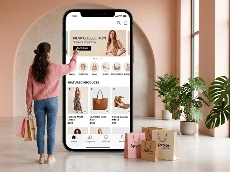 Ecommerce catalog mockup